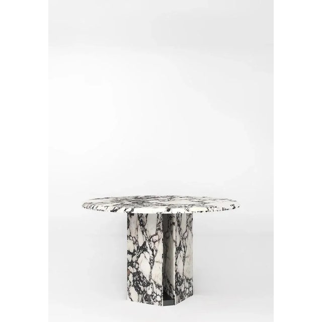 Small Round Marble Delos Dining Table by Giorgio Bonaguro For Sale - Image 6 of 7