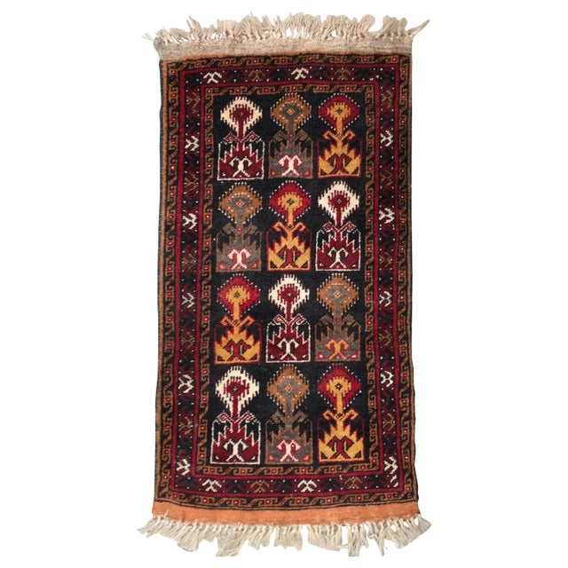 Small Vintage Baluch Rug For Sale - Image 9 of 9