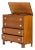 Early 19th Century American Federal Hepplewhite Style Mule Chest Blanket Box For Sale