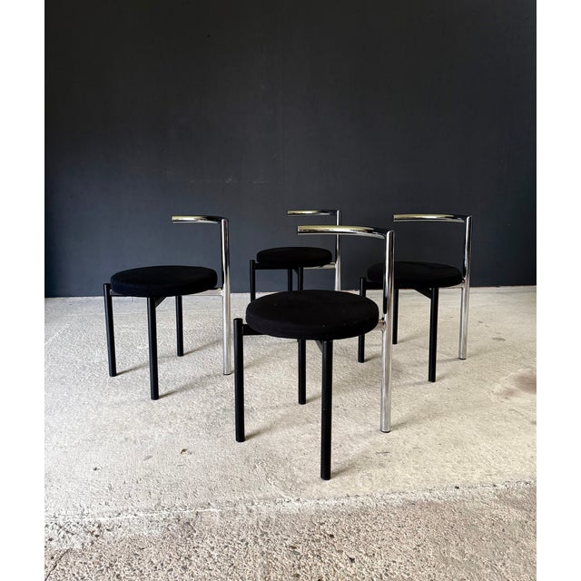 Postmodern Postmodern Dining Chairs, Italy, 1980s, Set of 4 For Sale - Image 3 of 18