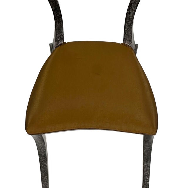 Vintage Designer Klismos Style Wood Dining Chairs in Custom Two Tone Finish - Set of 8 For Sale - Image 16 of 16