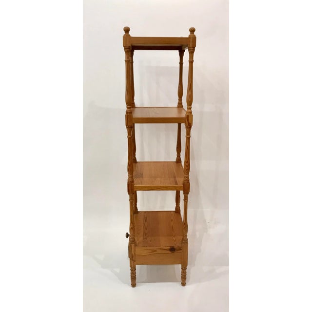 American Classical Pine Shelf Etagere For Sale - Image 9 of 11