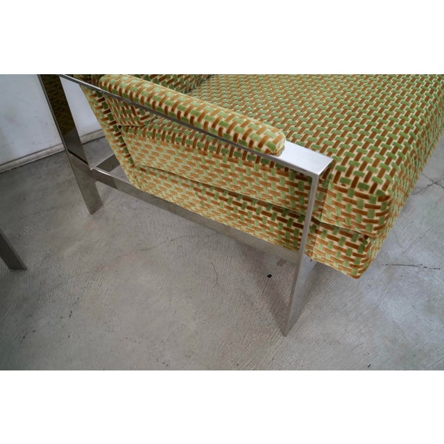Mid-Century Modern Milo Baughman Style Lounge Chairs - A Pair For Sale - Image 11 of 12