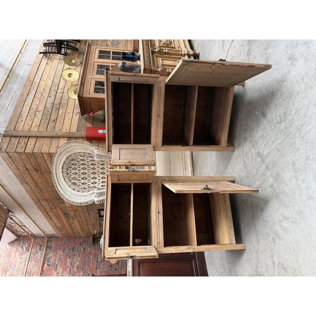 Boarding School Cabinets, Set of 2 For Sale - Image 4 of 13