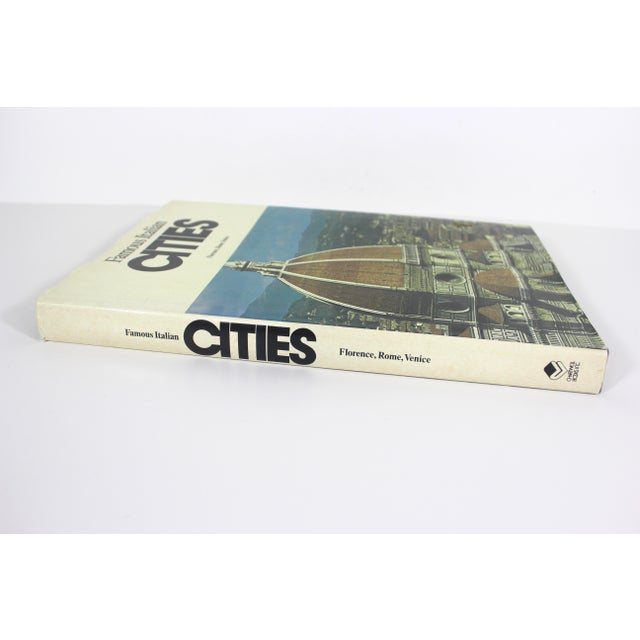1978 Famous Italian Cities Florence Rome Venice Hard Cover Coffee Table Book Italian Travel With Dust Jacket Dark Blue Gold For Sale - Image 4 of 13
