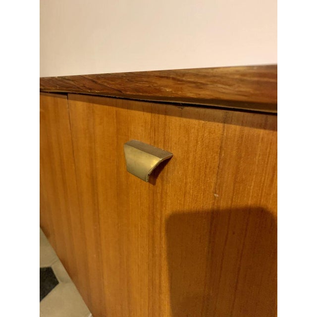 Mid-Century Italian Maple and Brass Sideboard, 1950s For Sale - Image 5 of 6