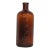 Amber Glass Apothecary Bottle 500 Mils Embossed Pharmacy Medicinal Vessel 4492b For Sale