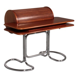 Italian Maia Walnut Desk by Giotto Stoppino for Bernini, 1960s For Sale