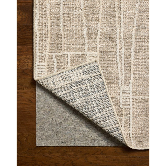 Amber Lewis x Loloi Bexley Rug in Mushroom / Natural 5'-0" x 7'-6" Area Rug For Sale In Dallas - Image 6 of 6