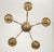 Mid 20th Century Mid 20th Century Restored Colonial Five Arm Brass Chandelier For Sale - Image 5 of 8