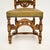 Brown Antique Leather and Oak Side Chair, 1920s For Sale - Image 8 of 9