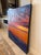 Large Contemporary Oil Painting Cranes Over Sunset 48x48” For Sale - Image 16 of 17