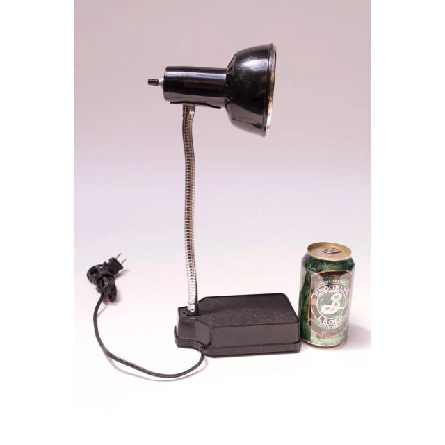 Black Vintage Gooseneck Task Lamp by Electrix For Sale - Image 8 of 13