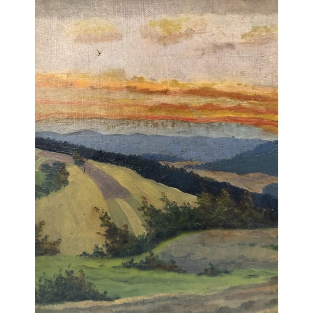 Arno Heynhold, Normannstein, Treffurt, 1913, Oil Painting on Canvas For Sale - Image 9 of 13