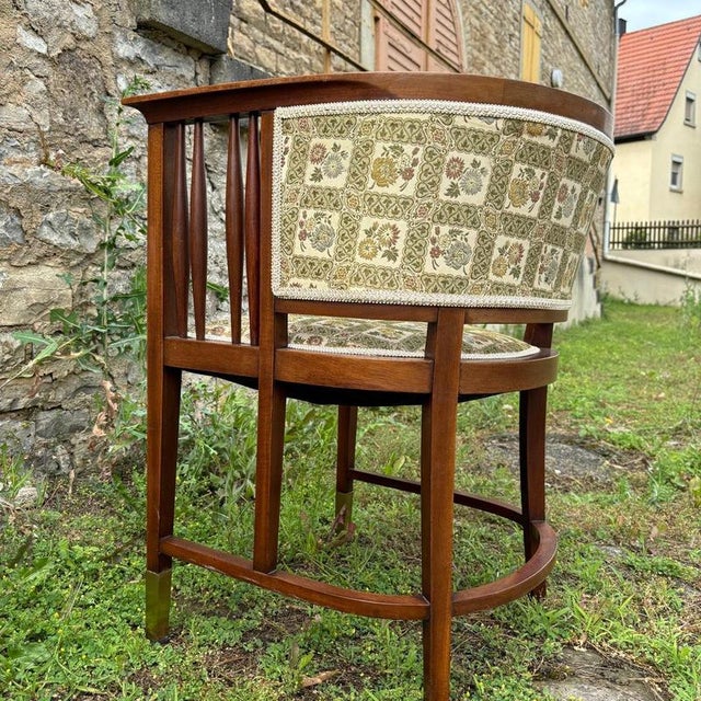 Antique Art Nouveau Viennese in Mahogany Chairs, 1910s, Set of 2 For Sale - Image 15 of 16