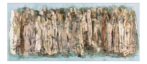 'Abstracted Figural' by Alex Gonzales, 1958; Carmel Art Association, San Francisco Art Institute