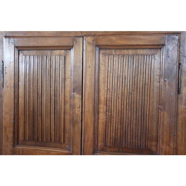 Antique Wardrobe in Poplar Wood, 1800s For Sale - Image 3 of 18