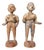 Indonesian Artist, Figurative Sculptures, Late 1700s, Wood, Set of 2 For Sale