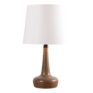Mid-Century Modern Danish Table Lamp with Lampshade from Le Klint, 1960s For Sale