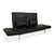 Modern Roro 2-Seater Sofa in Black Leather from Brühl For Sale - Image 3 of 17