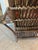 Brown Stunning Vintage Coastal Palecek President’s Stick Rattan Lounge Chair For Sale - Image 8 of 12
