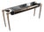 "Paradosso" Credenza With Stainless Steel and Bronze For Sale