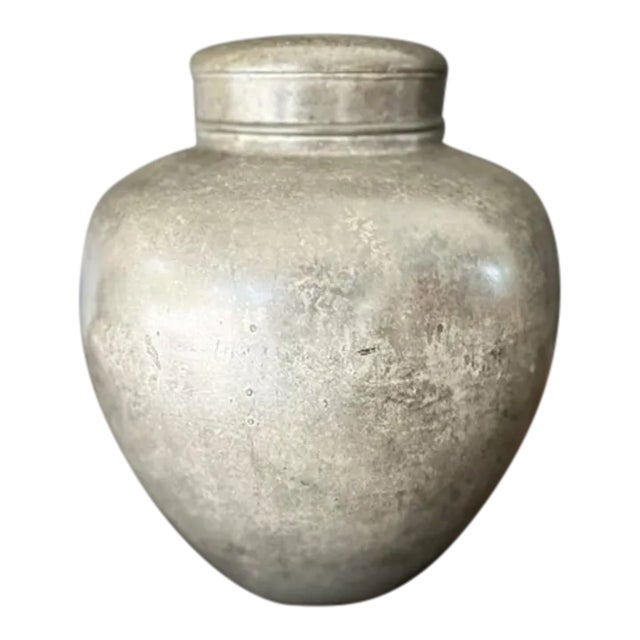 Early 20th Century Cast Zinc Vase or Urn For Sale