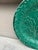 French Country French Green Majolica Leaves Plate Montereau, Circa 1890 For Sale - Image 3 of 4