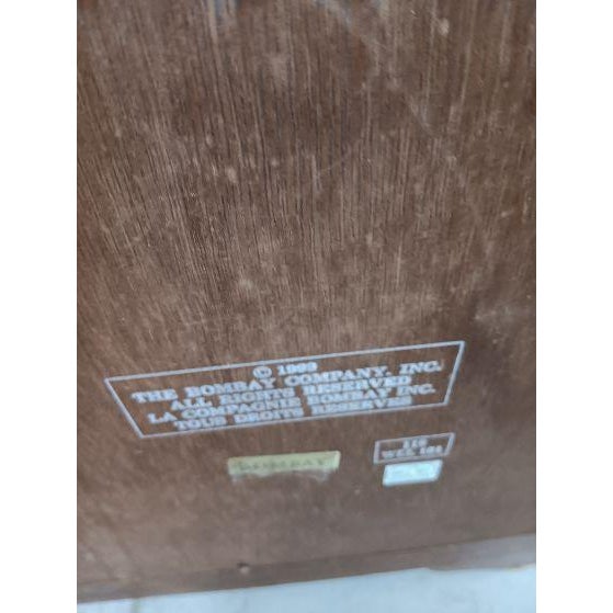 Brown Vintage Bombay Mahogany Wood Chest 5 Drawers For Sale - Image 8 of 9