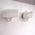 Italian Floral Sconces Murano Glass Wall Lights Brass, 1970s For Sale - Image 12 of 12