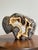 Dove Gray Calcite Crystal Septarian Buffalo Sculpture Carved Stone Masculine Rugged For Sale - Image 8 of 17