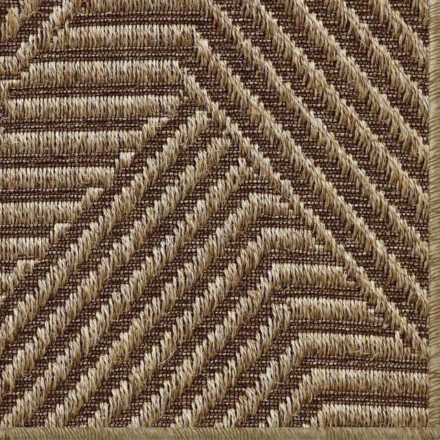 Casa Cosima Natural Rugs Jazz Bronze 100% Sisal Rug 5' x 8' For Sale