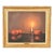 Original Artist Signed Garnelli Still Life Oil Painting on Canvas "Summer Eve Harvest" in Carved Giltwood Frame For Sale