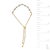 Metal 14K Yellow Gold Plated .925 Sterling Silver Diamond Accent Heart and Wave Link Bolo Bracelet (I-J Color, I2-I3 Clarity) - 6" to 9" Adjustable For Sale - Image 7 of 7