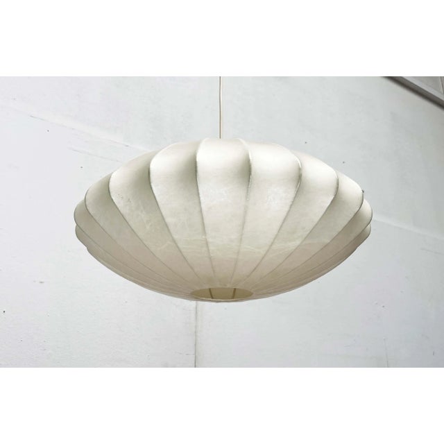 Mid-Century Modern Mid-Century Modern Cocoon Pendant Lamp by Friedel Wauer for Goldkant Leuchten, Germany, 1960s For Sale - Image 3 of 18