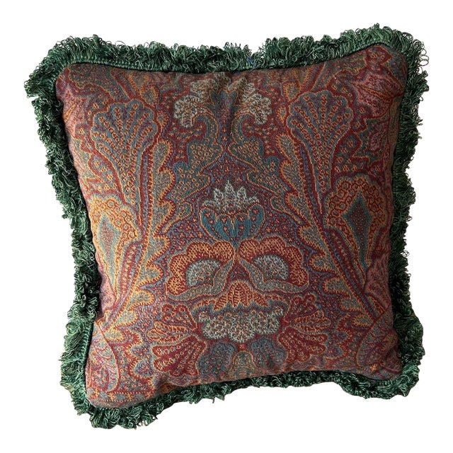 Antique Paisley Pillow For Sale