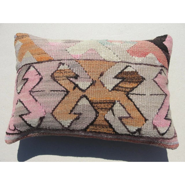 Vintage Kilim Rug Pillow Cover For Sale - Image 11 of 11