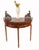 Gorgeous games or chess table in the French Empire manner. In itself can function as a demi lune console table. Intricate...