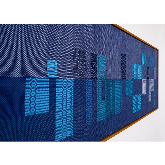 Hand-woven on a traditional loom in Susanna Costantini's weaving studio. Gleaning No. 100 is part of the Gleaning series,...