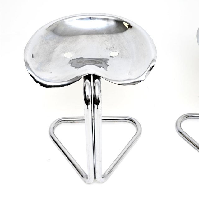 Vintage Tractor Stools by Rodney Kinsman for OMK, 1960s, Set of 2 For Sale - Image 7 of 13