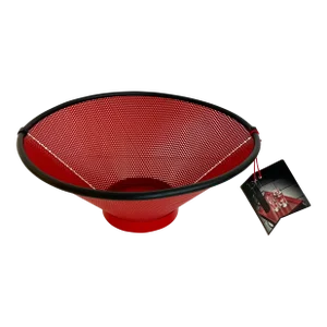 Postmodern Italian Perforated Metal Fruit Bowl "I Tramati" Collection De Agostini