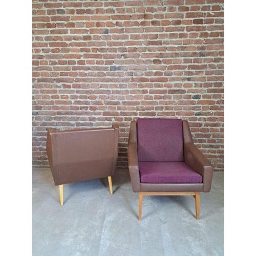 Vintage Lounge Chairs, Set of 2 For Sale - Image 4 of 4