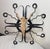 Large Vintage Carved Wood Wrought Iron Religious Wall Crucifix Cross Sculpture For Sale - Image 4 of 14
