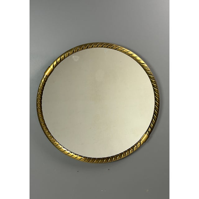 Mid-Century German Brass Rope Mirrors, 1970s, Set of 2 For Sale - Image 18 of 18