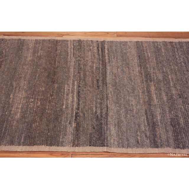 Abstract Nazmiyal Collection Modern Hallway Runner Rug For Sale - Image 3 of 5
