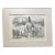 Antique 1874 Wood Engraving, "Scenes in Chicago" IL in Frame-Ready 11x14 Mat For Sale