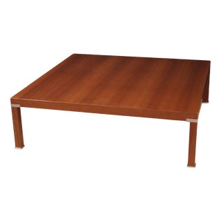 Vintage Coffee Table in Cherry, 1980 For Sale