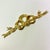 Mid-Century Hollywood Regency Chippendale Boho Chic Brass Bow Decorative Wall Pediment For Sale - Image 10 of 11