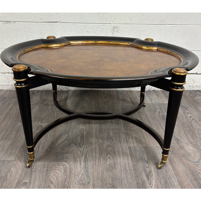 Vintage Maitland Smith Suave Collection Cocktail Coffee Table For Sale - Image 10 of 15
