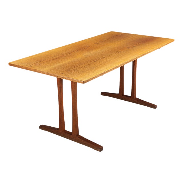 C18 Shaker Dining Table in Oak attributed to Børge Mogensen for FDB, Denmark, 1947 For Sale
